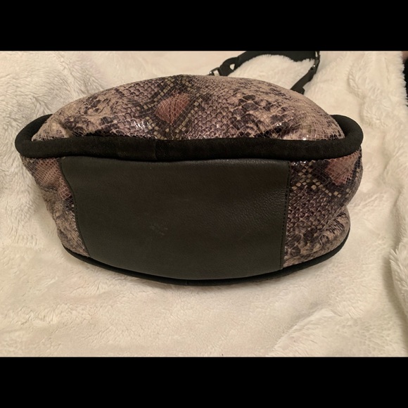 Aimee Kestenberg Python Leather Multicolored Handbag - Picture 6 of 8